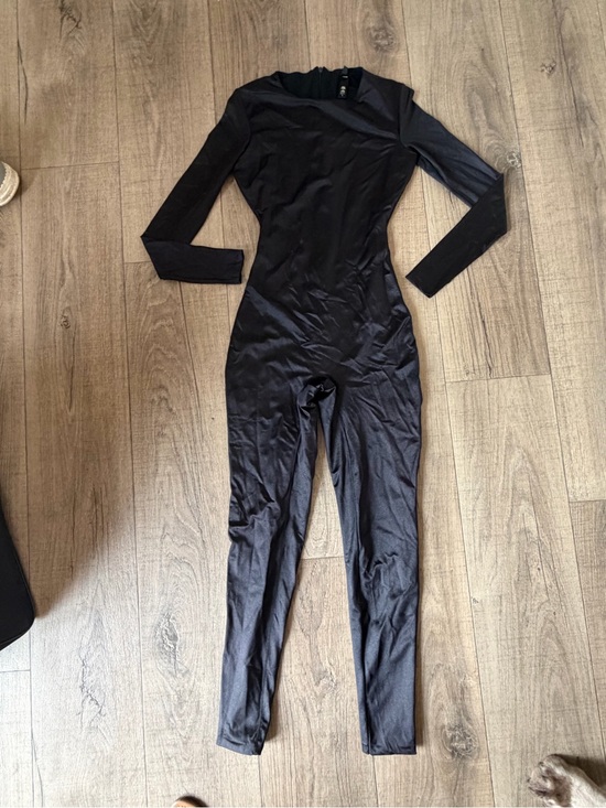 SKIMS Pants - SKIMS Black Long Sleeve Slim Jumpsuit